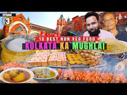 Kolkata's MUGHLAI Food Tour - King of Kathi Kabab & FIRST Biryani Shop in Kolkata, West Bengal!! 🇮🇳