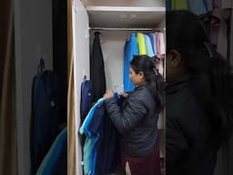 Visual Clutter can lead to mental stress #wardrobeorganisation #cupboard #anupamajha