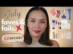 JULY BEAUTY FAVES & FAILS + 8.8 Recommendations | What is worth getting? Best Makeup & Skincare PH