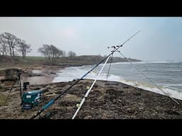 Stormy Northumberland Cod Session