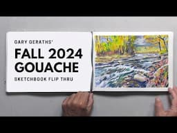 Gary Geraths' Fall 2024 Sketchbook Flip Thru