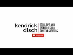 Kendrick Disch Creative Live Stream