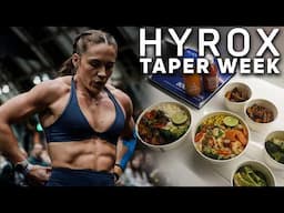 What I Eat & How I Train In Taper Week | HYROX