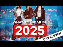 Outfit Ideas With Burgundy for 2025| **DAY ELEVEN **