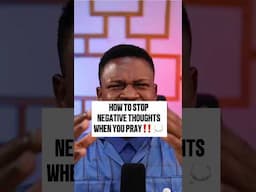 How to stop negative thought when you pray | Joshua Generation #inspiration #prophetic #fyp