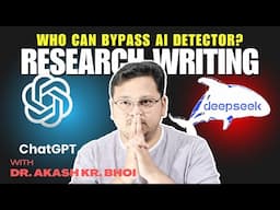 DeepSeek vs ChatGPT || Bypass AI Detectors || Research Writing || Hindi