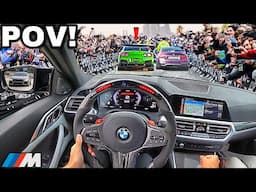 You Drive A Straight Piped BMW M4 G82 To LA's BIGGEST CAR MEET AT DDE [LOUD EXHAUST POV]