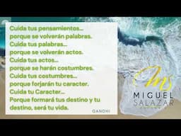 CUIDA - REFLEXION #reflexiones #mensajes  #frases #miguelsalazarnumerologooficial @MSnumerologia