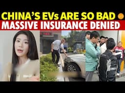 Huge Disaster! China’s EVs Are So Bad, Insurers Are Suffering—Massive Refusals of Coverage