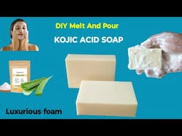 Homemade Real Kojic acid Soap | to remove all stubborn dark spots & pigmentations.