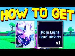 How To GET POLE LIGHT CORE DEVICE SHOWCASE in SOLS RNG! ROBLOX