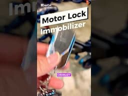 Motor lock immobilizer. The best key lock for your ebike and escooter