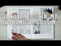 January in my Hobonichi Cousin | January 2025 Flip Through