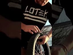 How to get home on a flat tire #bmx