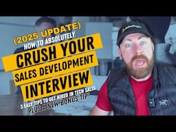 How To Crush Your Job Interview and Get Hired as a Tech Sales Development Representative (SDR)