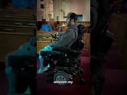 Abandoned church that has a working electric wheelchair! #abandonedcore