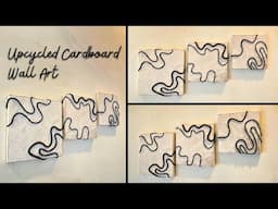 DIY Wall Art from Recycled Cardboard | Simple and Creative Ideas!