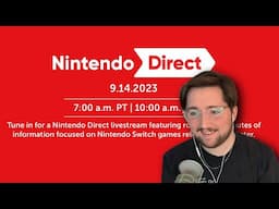 Let's watch today's new NINTENDO DIRECT