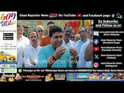 Goan Reporter News: Vasco MLA Krishna Salkar Inaugurates New Pumping Station in Orulem