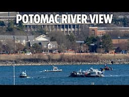 LIVE: Potomac River view as recovery continues after plane crash