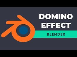 How to create a domino effect in Blender | Blender 4.3 Tutorial