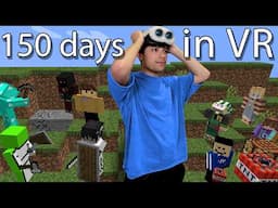 I Lived INSIDE Minecraft For 150 Days