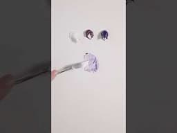 Mixing Lilac in Oil Paint #colormixing #colormixingmagic #colormixingshorts  #oilpaint #painting