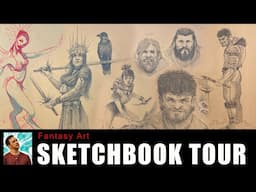 Fantasy Art Sketchbook Tour