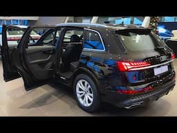 2025 Black Audi Q7 50 TDI Quattro S-Line - Interior and Exterior Walkaround 4K