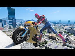 GTA 5 SPIDERMAN Epic Ragdolls Compilation (Euphoria Physics Showcase) Best of 2024 Ragdolls #3