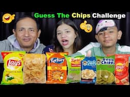 GUESS THE CHIPS CHALLENGE BY TOUCHING  @BudaBudiVlogs