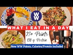 *NEW* WHAT I EAT IN A DAY FOCUSING ON WHOLE FOODS | 120+g PROTEIN | WW POINTS, CALORIES & PROTEIN