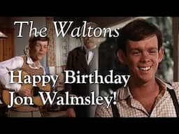 The Waltons - Happy Birthday Jon Walmsley  - behind the scenes with Judy Norton