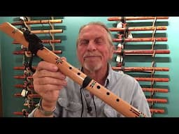 Red Tail Hawk 'G' Spanish Cedar Wood Flute - Sound Sample