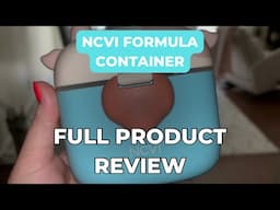 NCVI Formula Container FULL PRODUCT REVIEW - adorable cow design!! 🐮