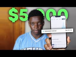 How I Made $5000 From Roblox Youtube Before Turning 18!