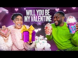 Surprising My Fiancée With The VIRAL STARBUCKS VALENTINES DRINKS! *SHE LOVES IT*