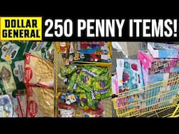 Dollar General 250 SURPRISE PENNY ITEMS!! RUN!!!