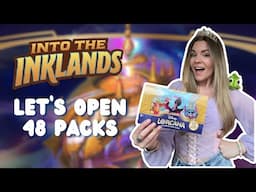 Let's Open 48 Packs! DISNEY LORCANA INTO THE INKLANDS BOOSTER BOX OPENING