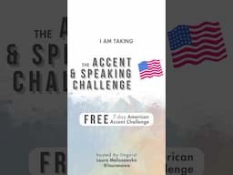 American Accent and Speaking Challenge - lessons from an accent coach #accenttraining