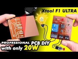 Make Professional PCBs At Home With A 20W FIBER Laser xTool F1 ULTRA