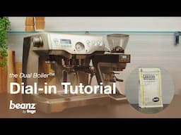 beanz.com | How to dial-in The Daily espresso by Caravan using the Dual Boiler™ | Sage Appliances UK