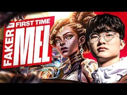 FAKER PLAYED MEL FOR THE FIRST TIME AND THIS HAPPENED...