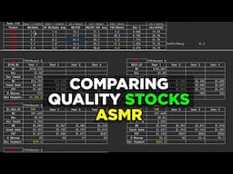 [ASMR] Comparing and Analyzing New Stocks I Might Buy