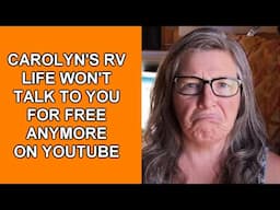 Carolyn's RV Life Says She Won't Comment On YouTube Anymore