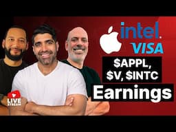 AAPL INTC Visa Live EARNING Coverage!