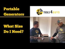 Portable Generators - What Size Generator Do I Need?