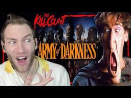 ASH GETS GOOFY!! Reacting to "Army of Darkness" Kill Count by Dead Meat