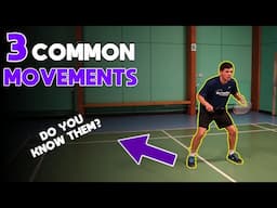 3 Common Movements Everyone Should know In Badminton