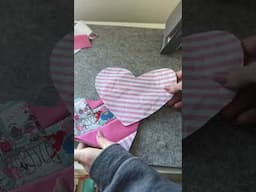 EASY VDay scrap buster - quilt as you go method!  #valentinesewingprojects